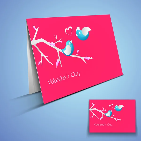 Fondo de San Valentín, tarjeta de felicitación o tarjeta de regalo . — Vector de stock
