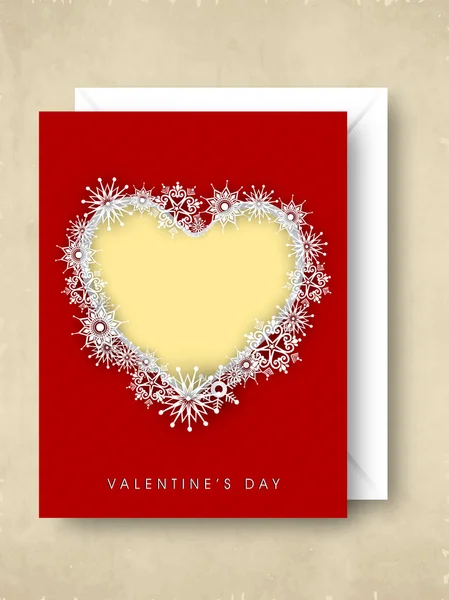 Valentines Day background, greeting card or gift card. — Wektor stockowy