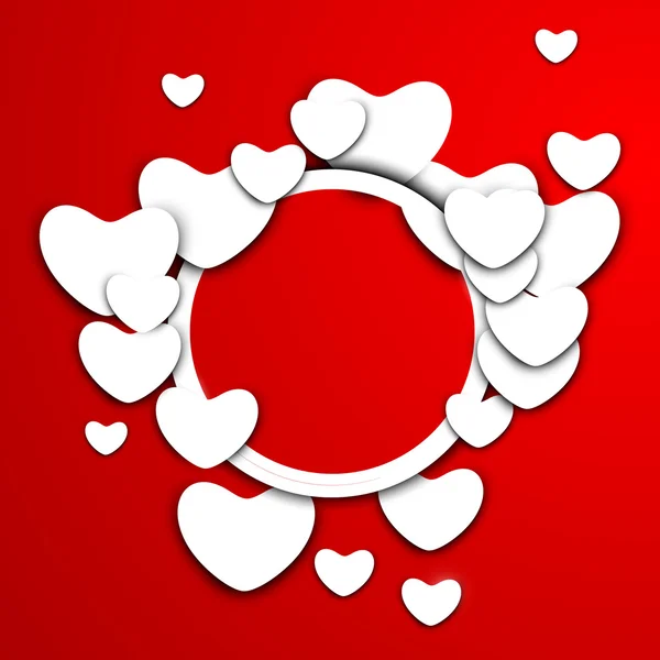 Valentines Day background, greeting card or gift card. — Wektor stockowy