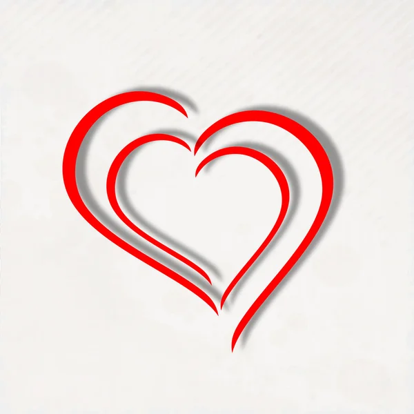 Hermoso fondo de San Valentín, regalo o tarjeta de felicitación con — Vector de stock