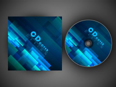 CD kapak tasarımı iş için. EPS 10.