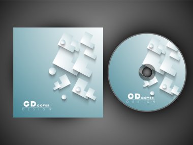 CD kapak tasarımı iş için. EPS 10.