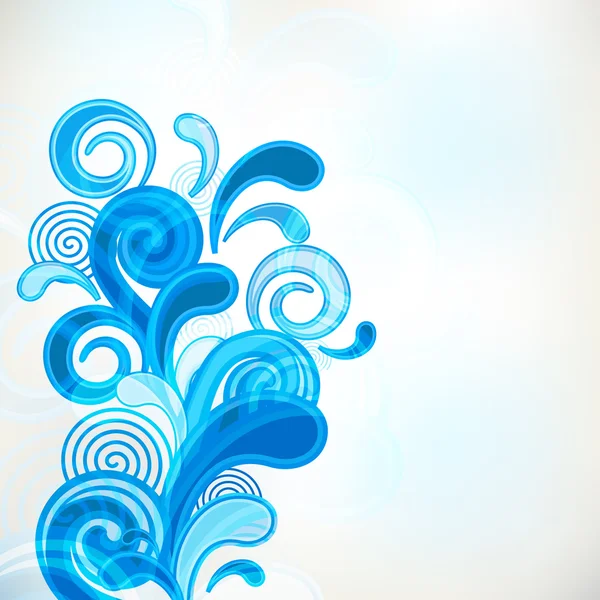 Fond d'eau abstrait. — Image vectorielle