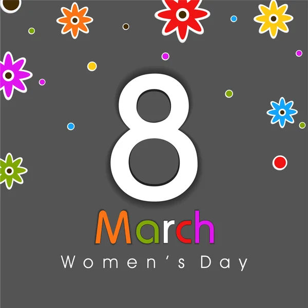 Happy Women's Day background. — Stock Vector