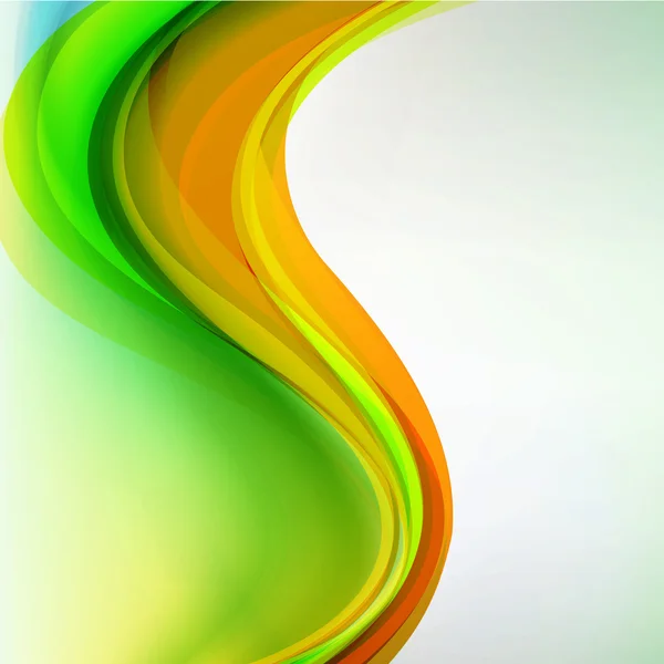 Abstracto colorido olas fondo. — Vector de stock