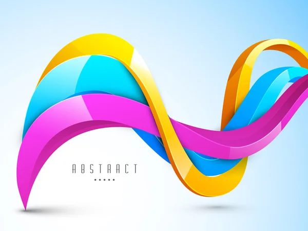 Abstract colorful waves background. — Stock Vector