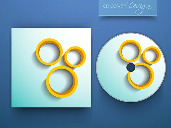 Cd cover ontwerp voor uw bedrijf. — Stockvector