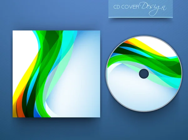 Conception de couverture de CD pour votre entreprise . — Image vectorielle