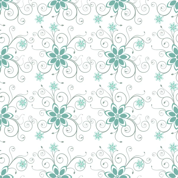 Modèle floral abstrait sans couture. — Image vectorielle