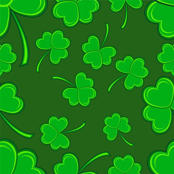 Fondo sin fisuras para el feliz Día de San Patricio . — Archivo Imágenes Vectoriales