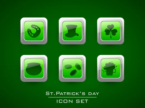 Icône pour la fête de la Saint-Patrick . — Image vectorielle