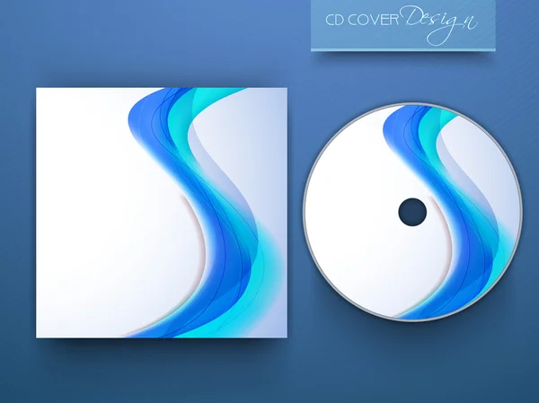 Conception de couverture de CD pour votre entreprise . — Image vectorielle