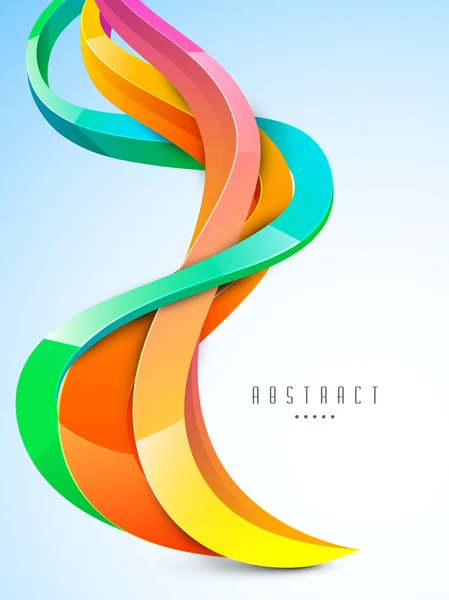 Abstract colorful waves background. — Stock Vector