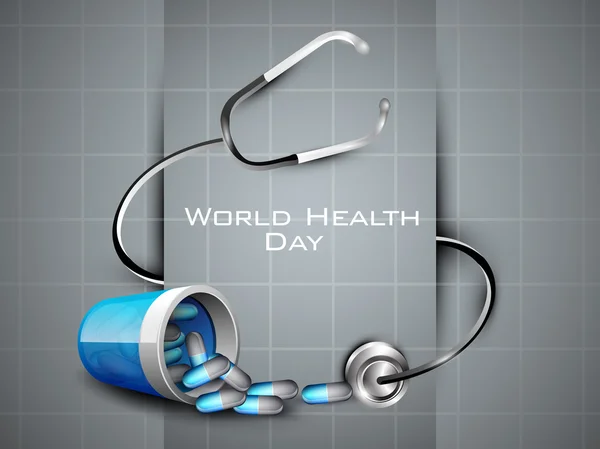 World health day background. — Stock Vector