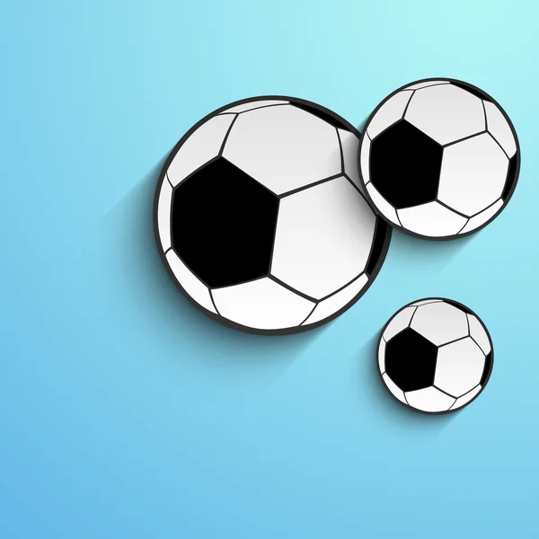 Soccer Ball Background. — Stock Vector