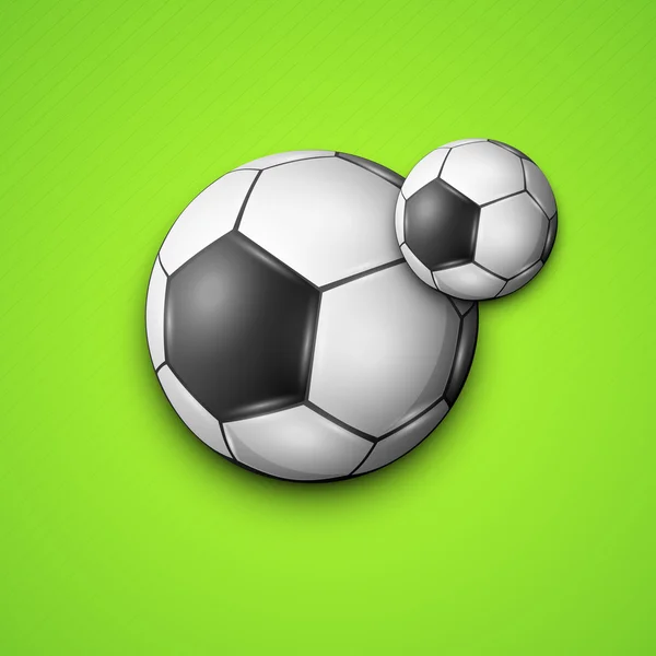 Soccer fond de ballon . — Image vectorielle