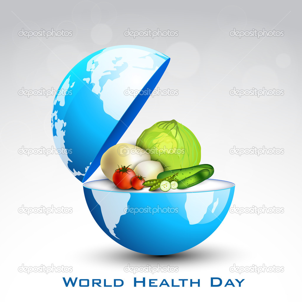 World health day background.