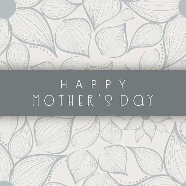 Seamless pattern background for Happy Mothers Day celebration. — Stock Vector