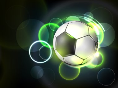 Futbol topu arka plan.