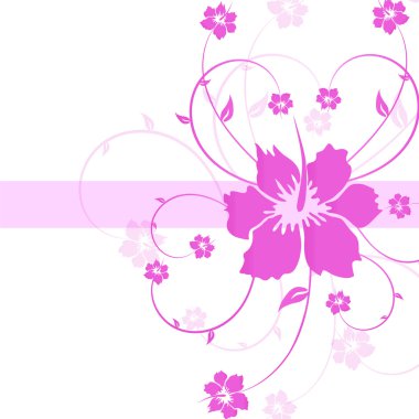 Soyut, dikişsiz çiçek deseni.