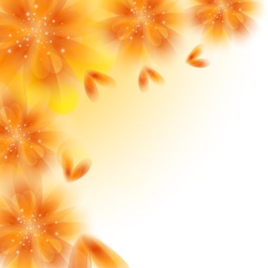 Soyut, dikişsiz çiçek deseni.