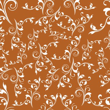 Soyut, dikişsiz çiçek deseni.