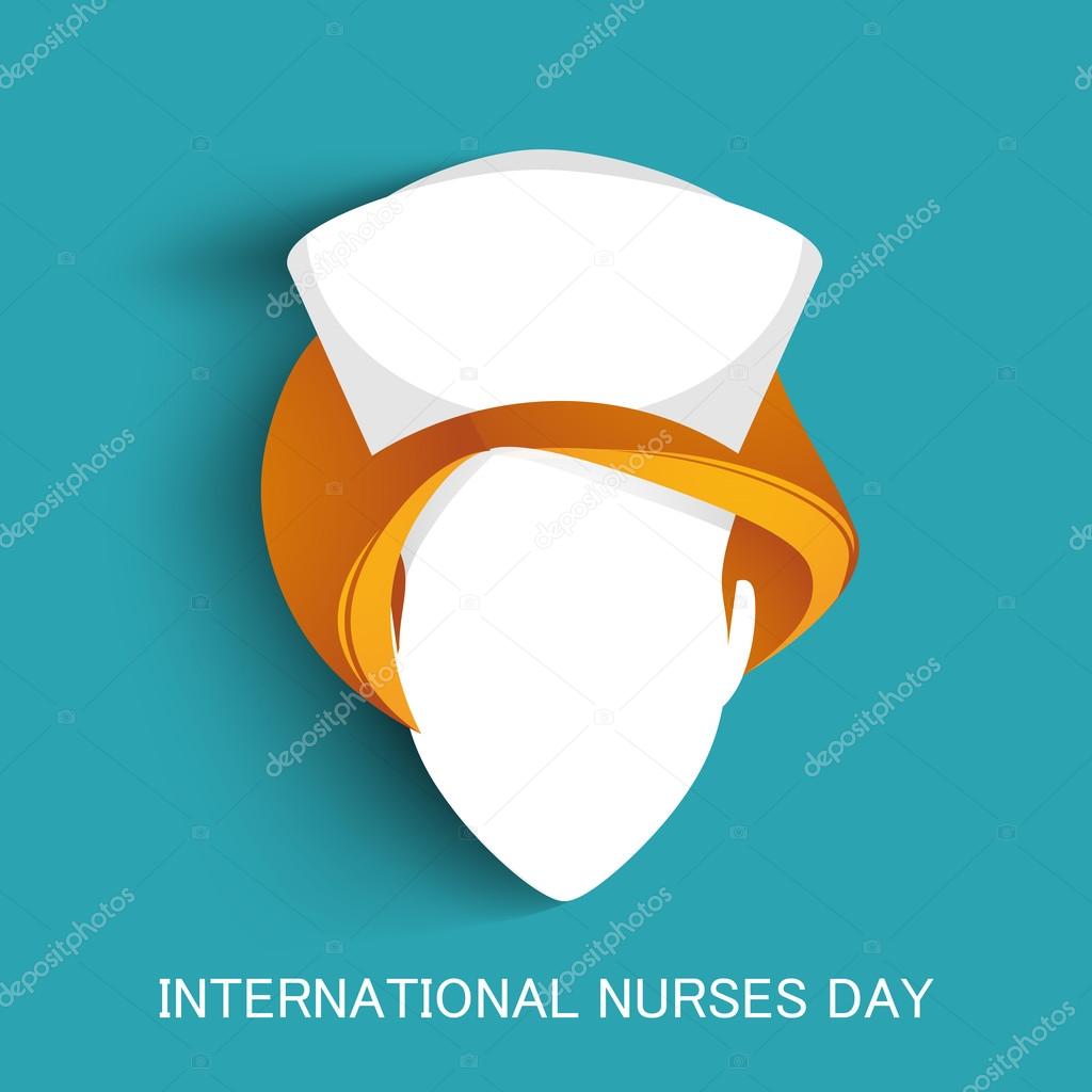 International nurse day concept with illustration of a nurse