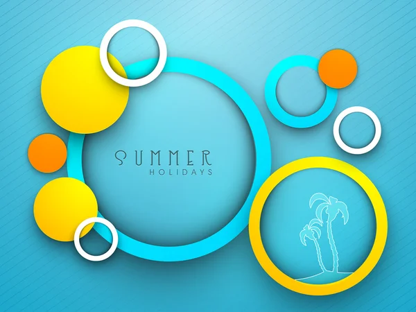 Abstract background for Summer. — Stock Vector