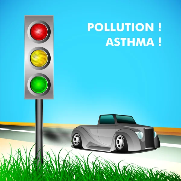 World Asthma Day background. — Stock Illustration World Asthma Day background. Vector Graphics