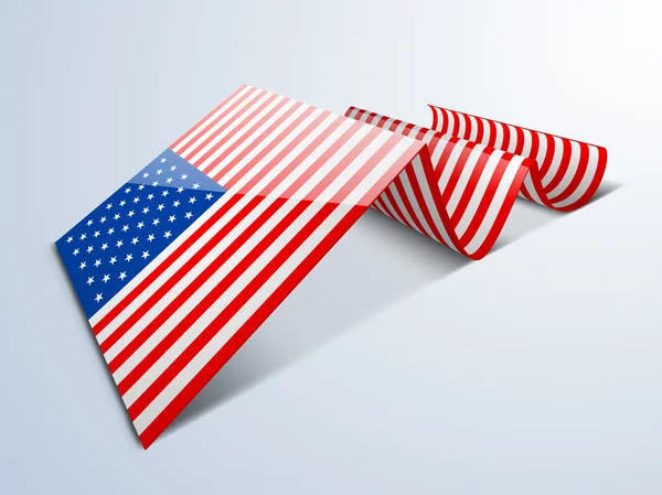 アメリカ国旗の背景. — ストックベクタ