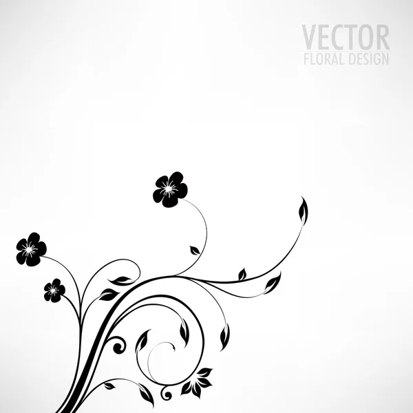 Beautiful floral background. — Stock Vector