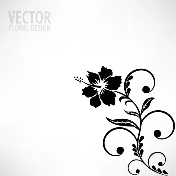 Mooie bloemen achtergrond. — Stockvector