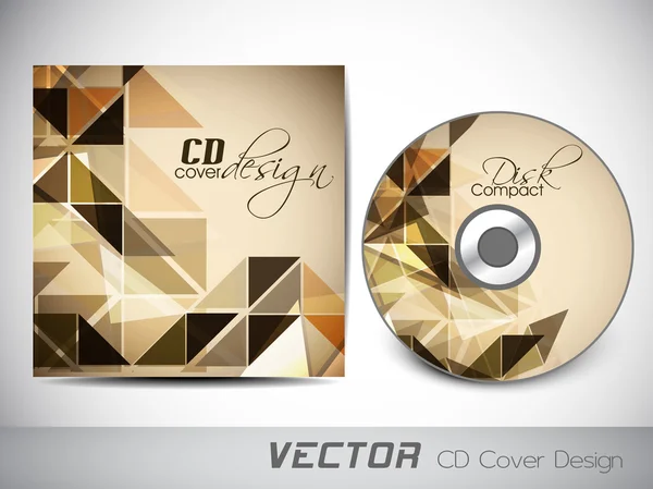 Abstracte cd cover ontwerp voor uw bedrijf. — Stockvector