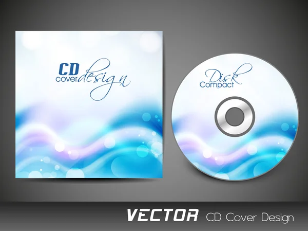 Conception abstraite de couverture de CD pour votre entreprise . — Image vectorielle