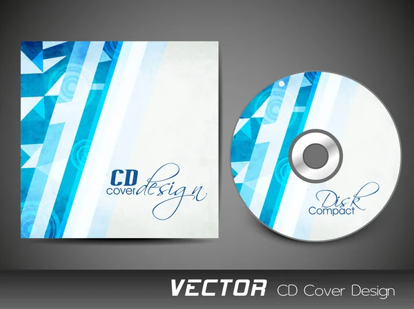 Conception abstraite de couverture de CD pour votre entreprise . — Image vectorielle