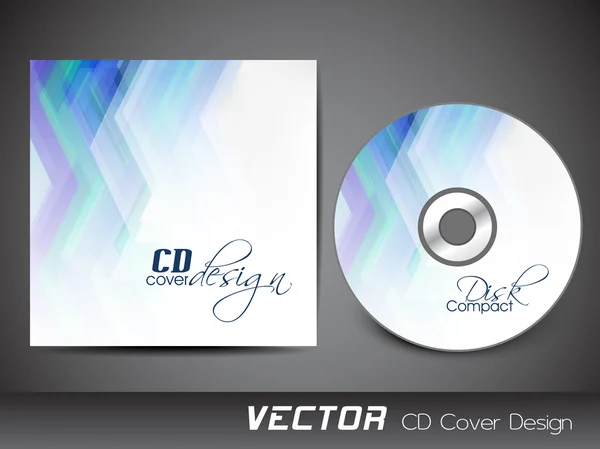 Design de capa de CD abstrato para o seu negócio . — Vetor de Stock