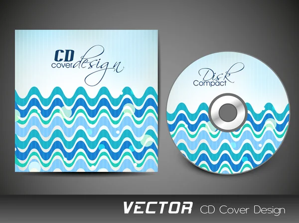 Diseño abstracto de la cubierta del CD para su negocio . — Vector de stock