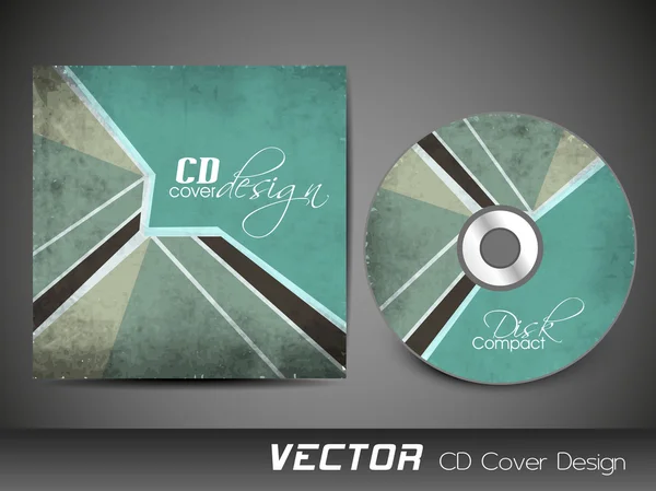 Design de capa de CD abstrato para o seu negócio . — Vetor de Stock
