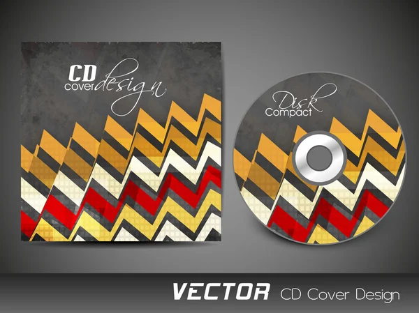 Diseño abstracto de la cubierta del CD para su negocio . — Archivo Imágenes Vectoriales