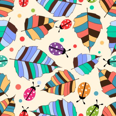 Sonbahar yapraklarıyla kusursuz arkaplan.