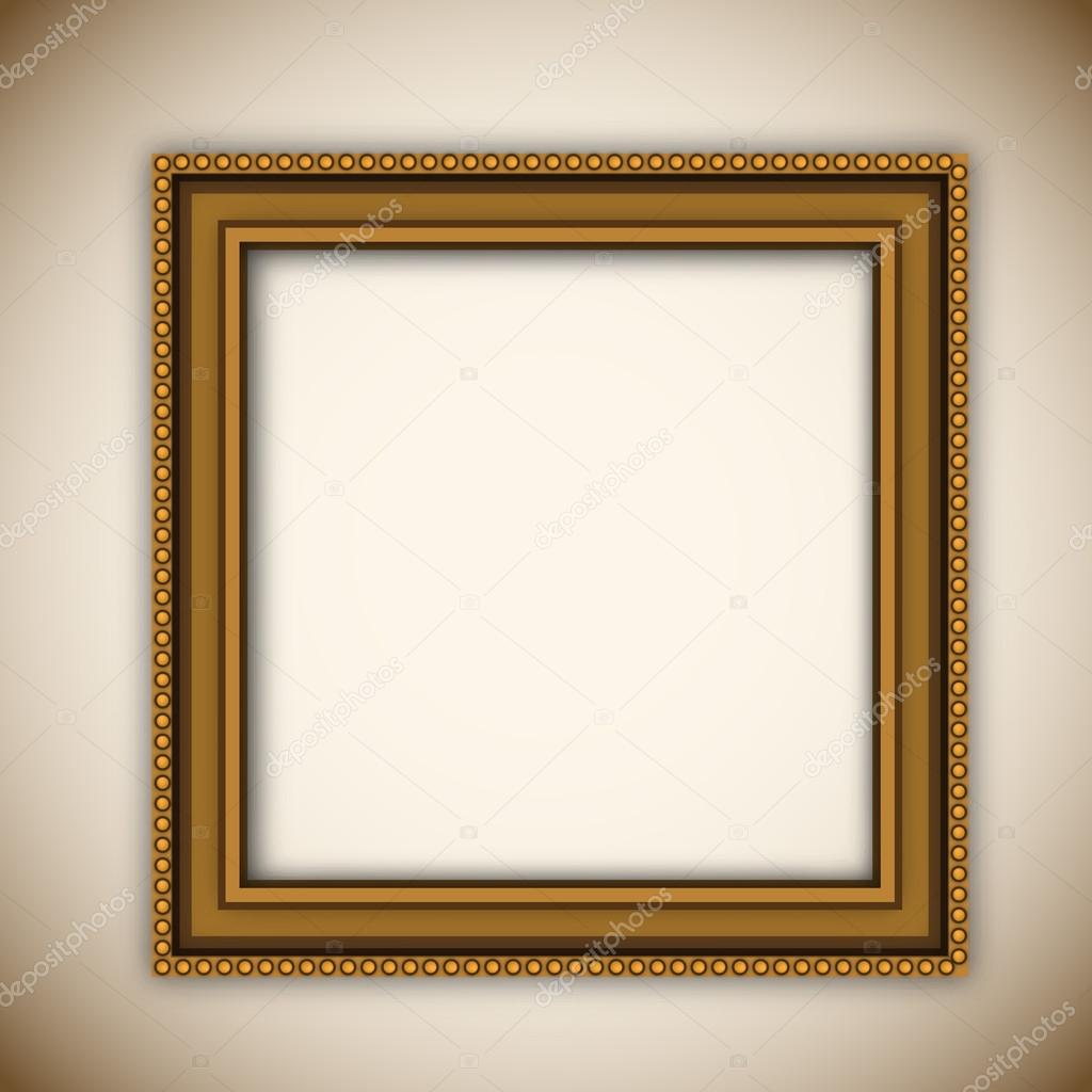 Photo frame on abstract background.