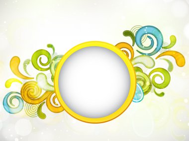 çiçekli süslü yaz arka plan.