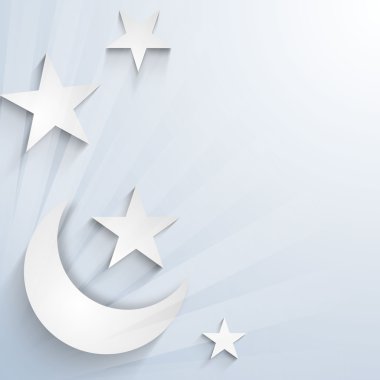Hilal yıldız, Müslüman topluluk kutsal mon için konsept