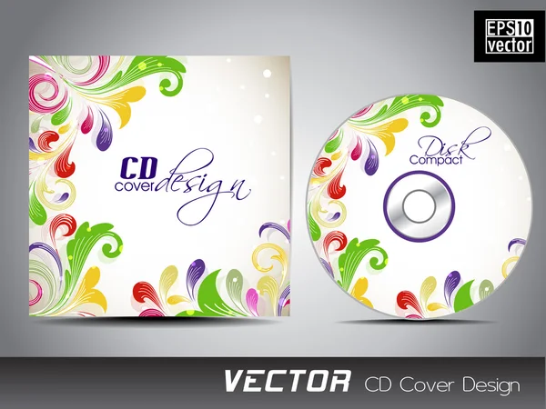 Design de capa de CD para o seu negócio . — Vetor de Stock