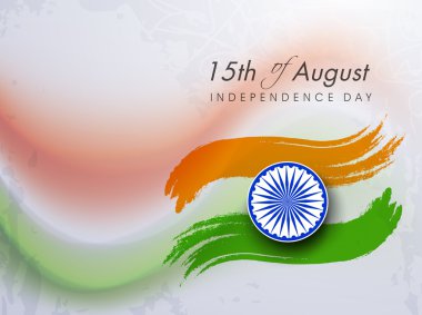 Ulusal direksiyonda ashoka Hint Bağımsızlık günü arka plan