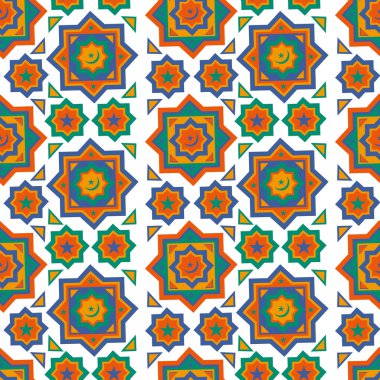 sorunsuz geçmiş Arapça veya İslam süsler ile stil esen