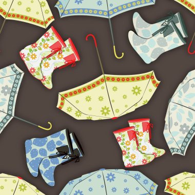 Dikişsiz muson sezonu arka plan.