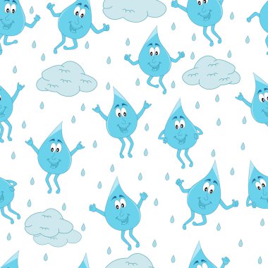 Dikişsiz muson sezonu arka plan.