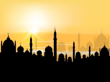 Konsept için Müslüman topluluk kutsal ayı Ramazan kareem.