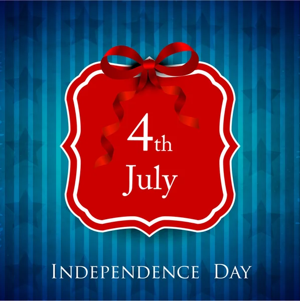 4 Ιουλίου, Αμερικανός φόντο ημέρα ανεξαρτησίας. — Διανυσματικό Αρχείο